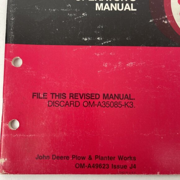 John Deere 970 Series Roller Harrows Operator's Manual OM A49623 Issue J4 dealer - Picture 5 of 13